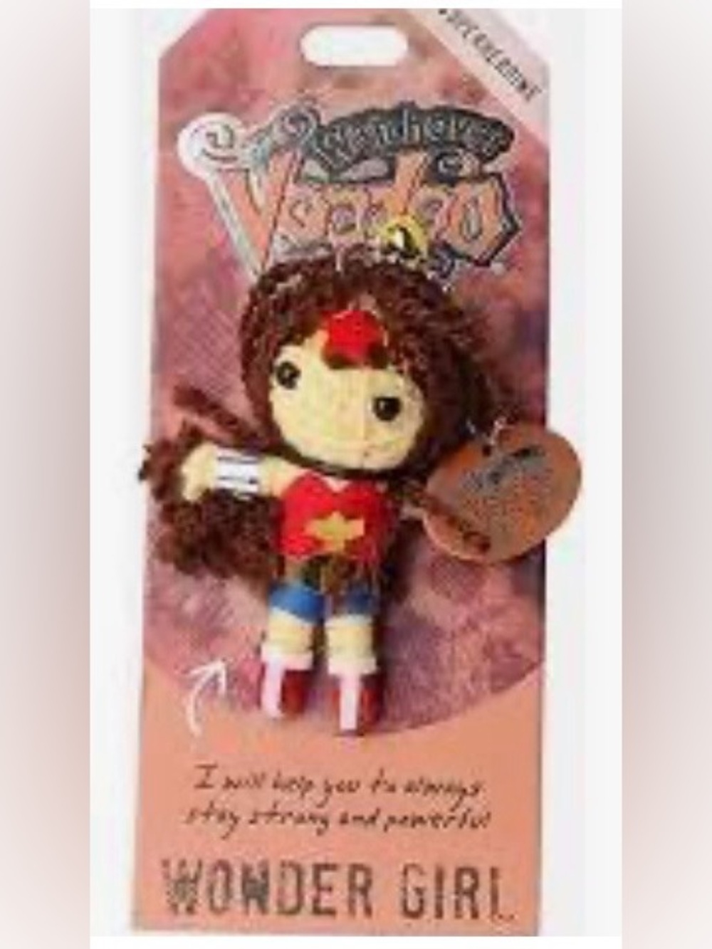 Wonder Girl voodoo Keychain Charm